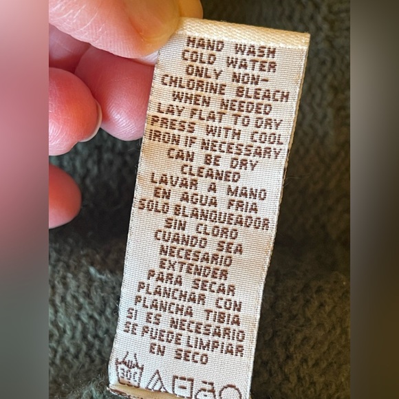 Ralph Lauren Olive Green Long Wide-neck Sweater - Picture 6 of 6